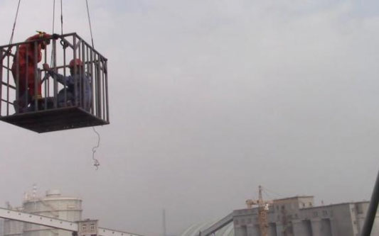 山西孝義一煤化工企業砌體局部坍塌